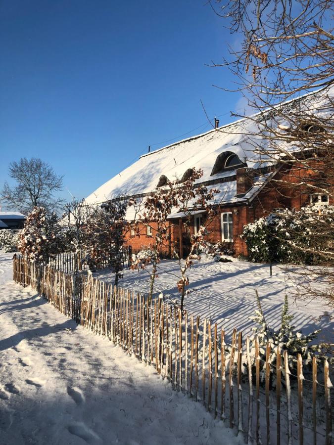 Gut Strackholt FeWo Seemannsgarn Grossefehn Exterior foto