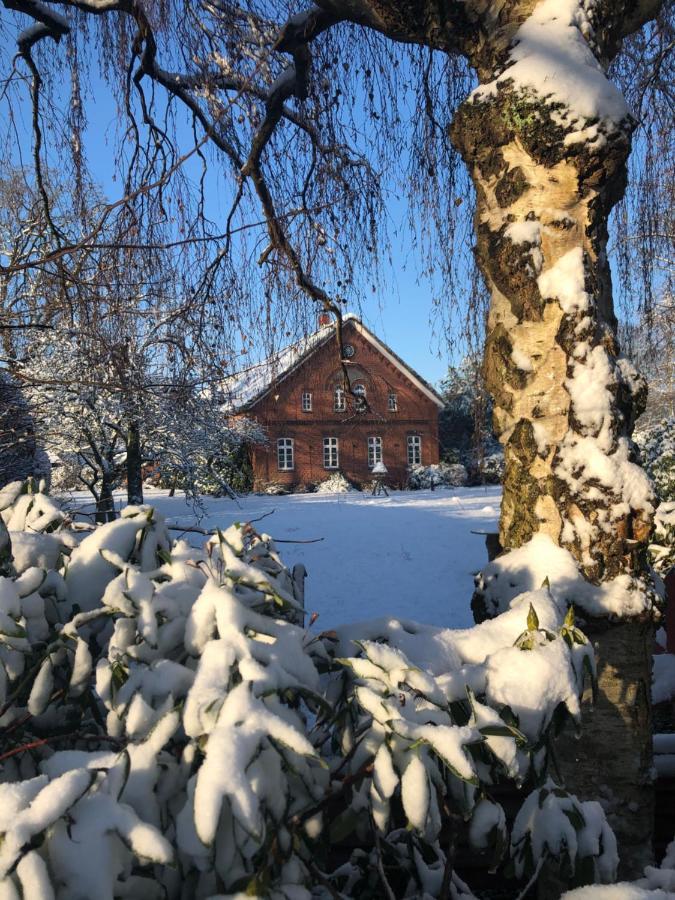 Gut Strackholt FeWo Seemannsgarn Grossefehn Exterior foto